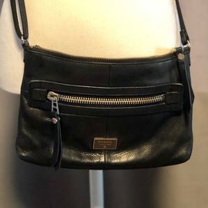 Vintage Leather Fossil Crossbody Purse